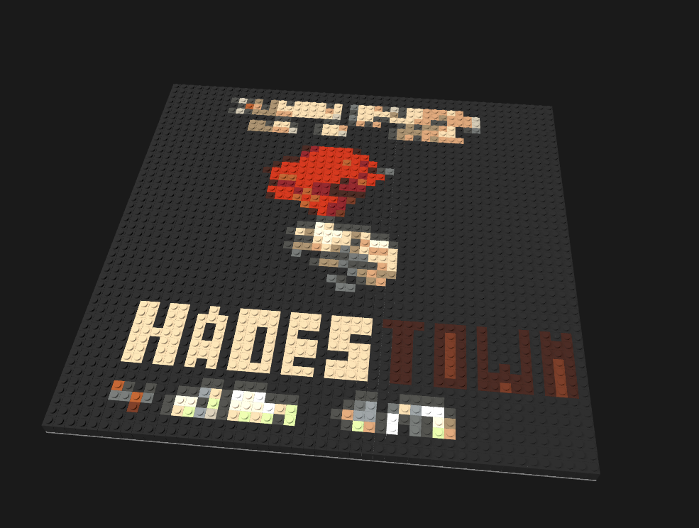 Hadestown Lego Album Cover